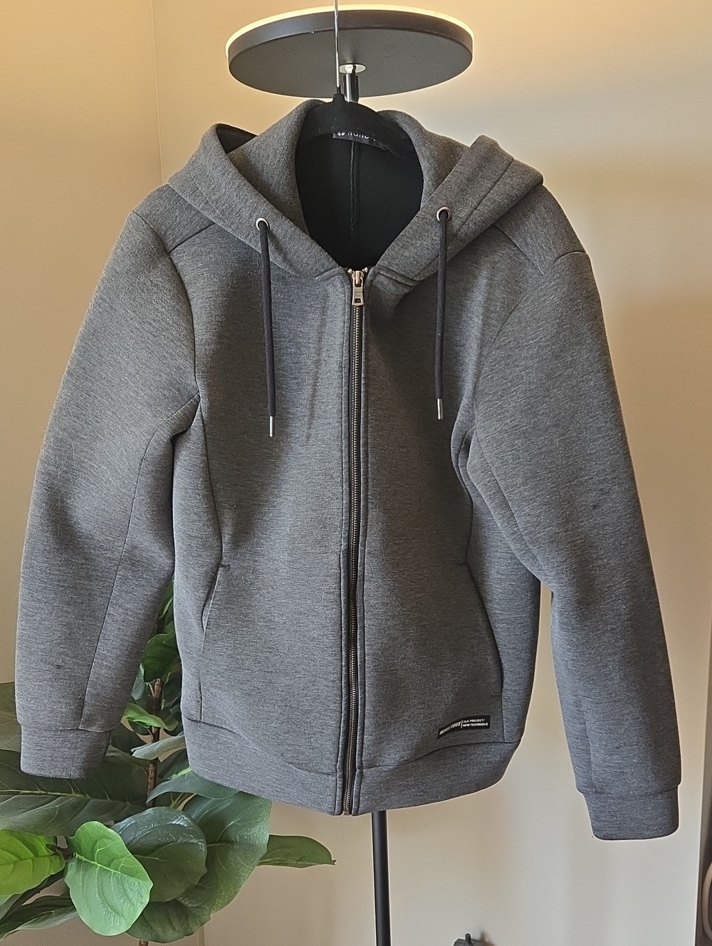 Hang Ten Gray Hooded Zip-Up Jacket